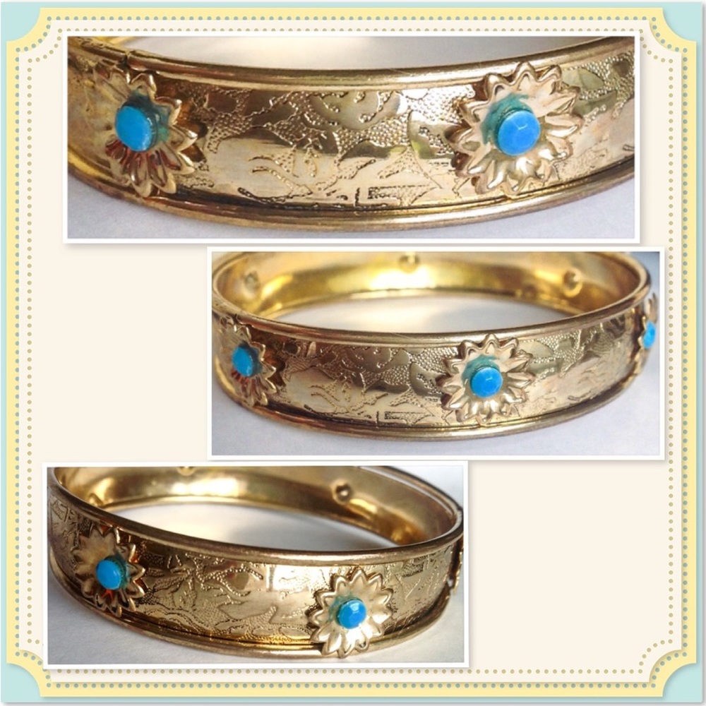 💠Lovely VINTAGE Embellished Bracelet. NEW w/o Tag - Picture 3 of 3